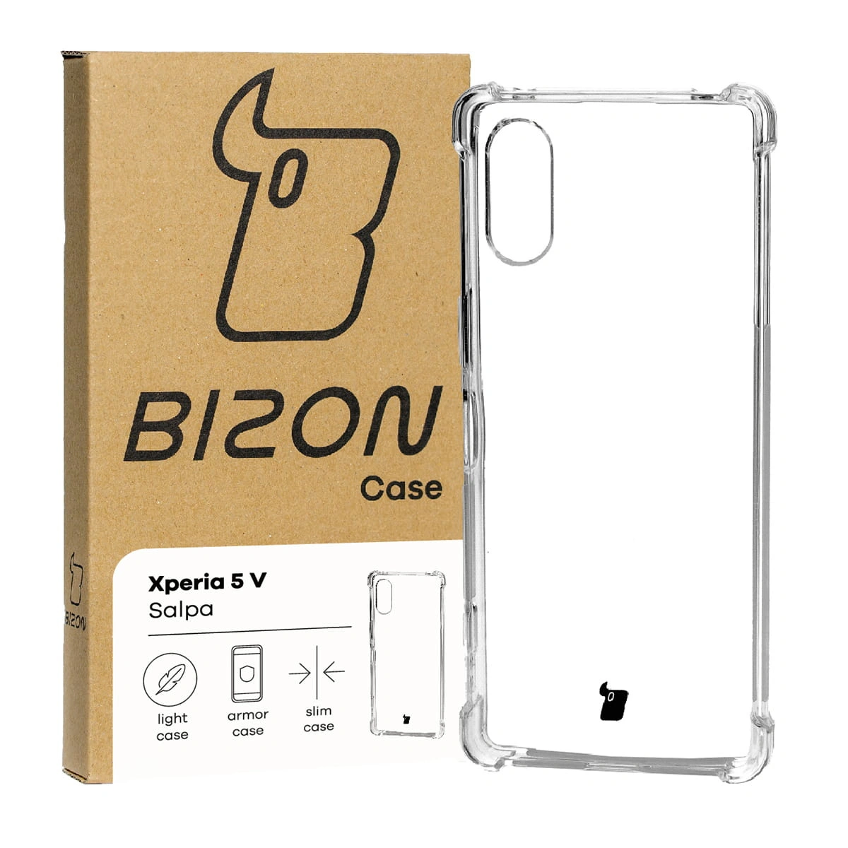 Bizon Case Salpa Sony Xperia 5 V clear