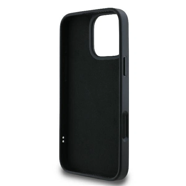 Karl Lagerfeld KLHCP16L3DRKSDLK Apple iPhone 16 Pro hardcase 3D Rubber Bicolor Signature black