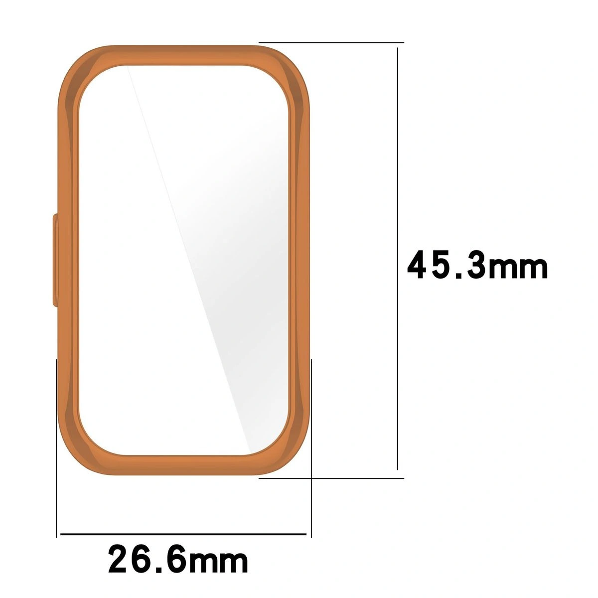 Bizon Case Watch Felipe Huawei Band 9 / Band 8 rose gold
