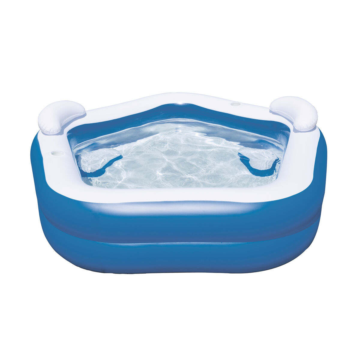 Inflatable Paddling Pool for Children Bestway Multicolour 213 x 206 x 69 cm Inflatable Paddling Pool for Children Bestway Multicolour 213 x 206 x 69 cm