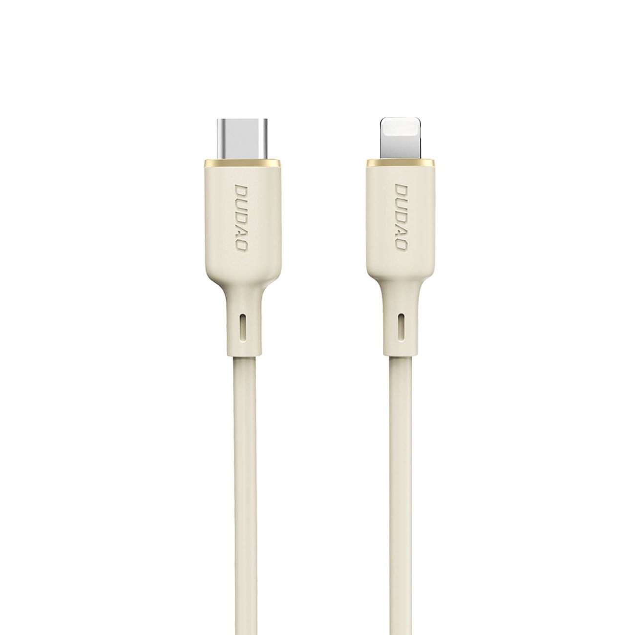 Dudao L7SCL cable USB-C / Lightning 30W 1m beige