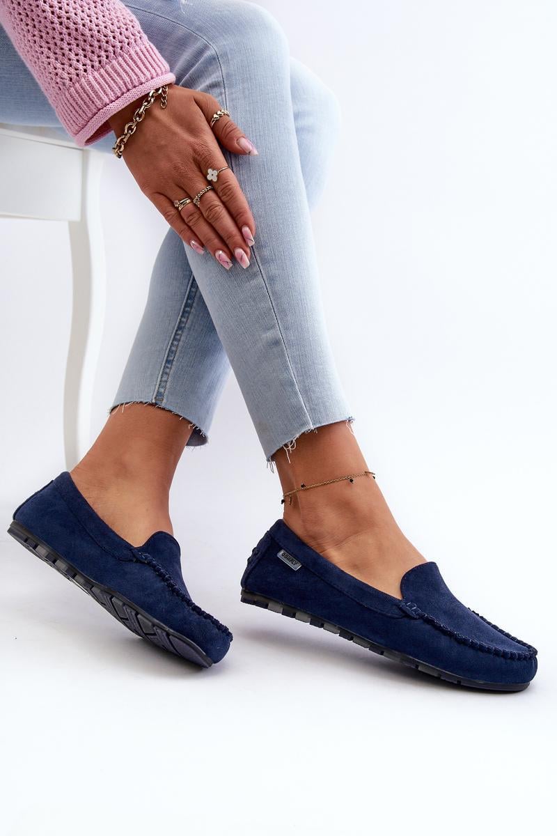  Mocassin model 196402 Step in style  navy blue