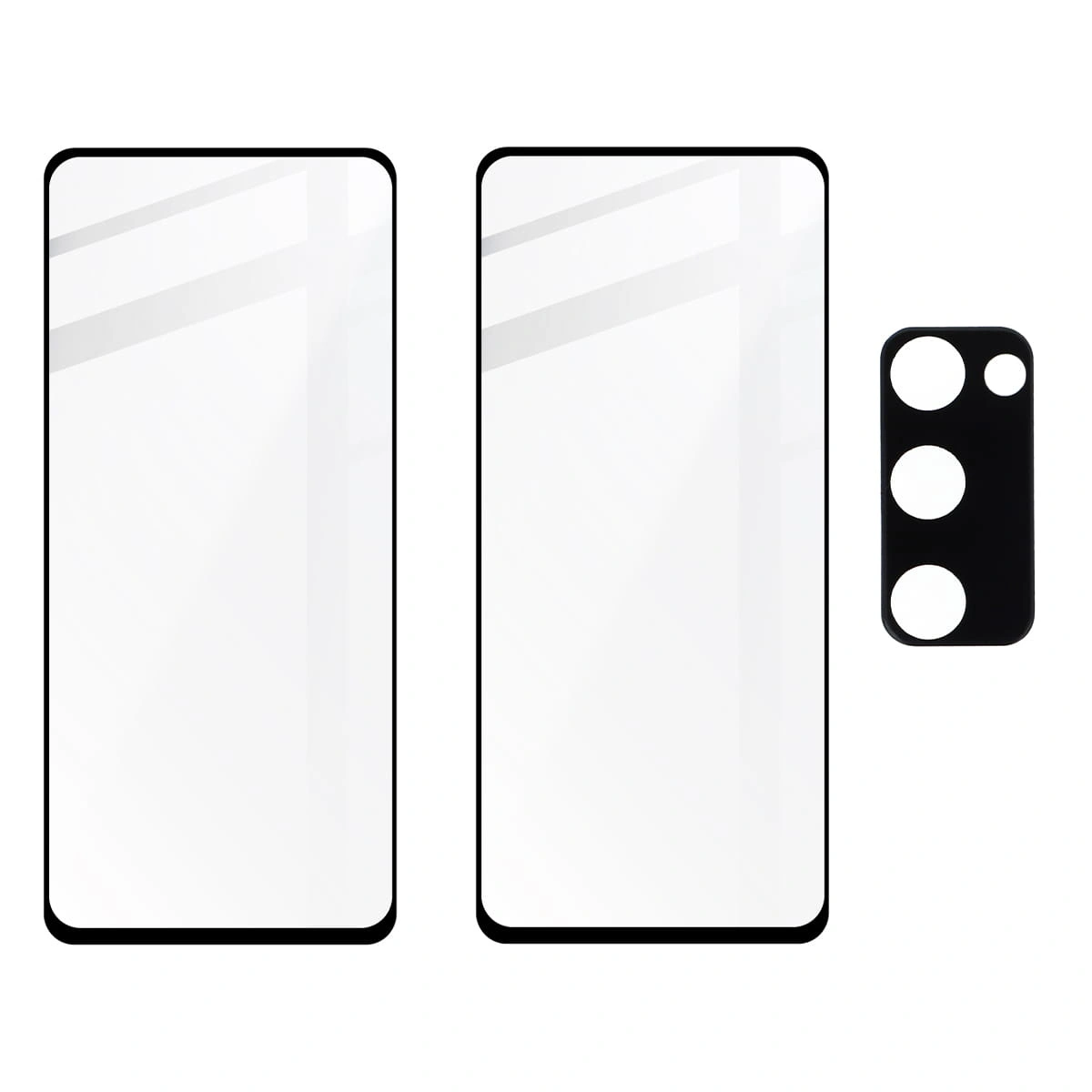 Bizon Glass Edge tempered glass - [2 PACK] + lens protection Samsung Galaxy S20 FE black