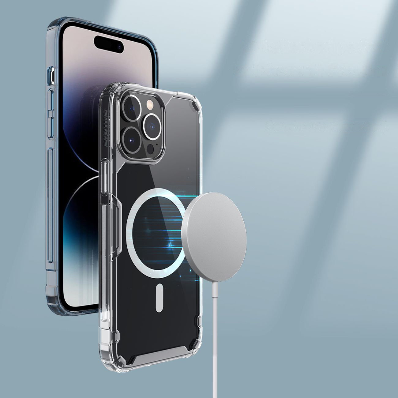 Nillkin Nature Pro Magnetic Apple iPhone 15 Pro blue