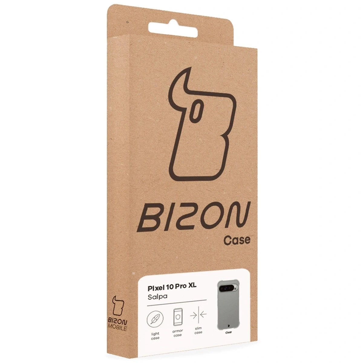 Elastyczne etui Bizon Case Salpa do Google Pixel 10 Pro XL przezroczyste