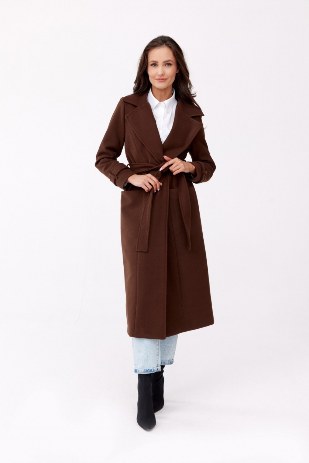  Coat model 185984 Roco Fashion  brown