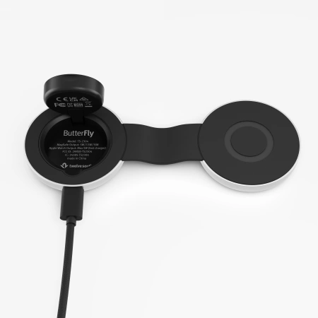 Twelve South ButterFly MagSafe US, UK, EU, AU 2-in-1 travel wireless charger