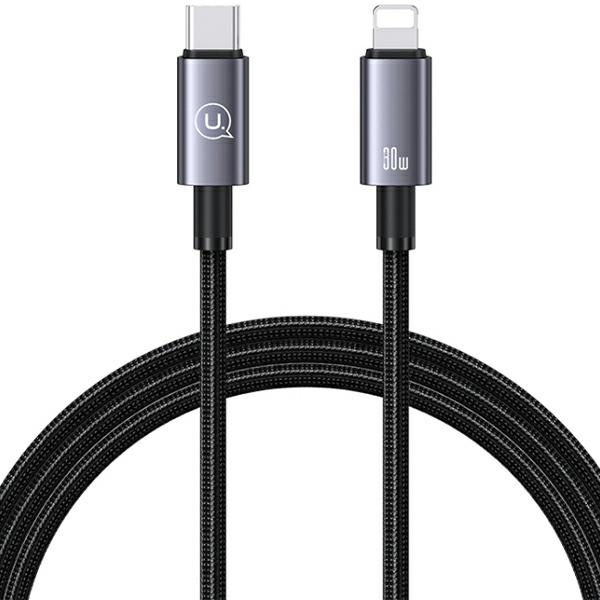 USAMS US-SJ662 USB-C / Lightning cable 30W 1,2m Fast Charging tarnish