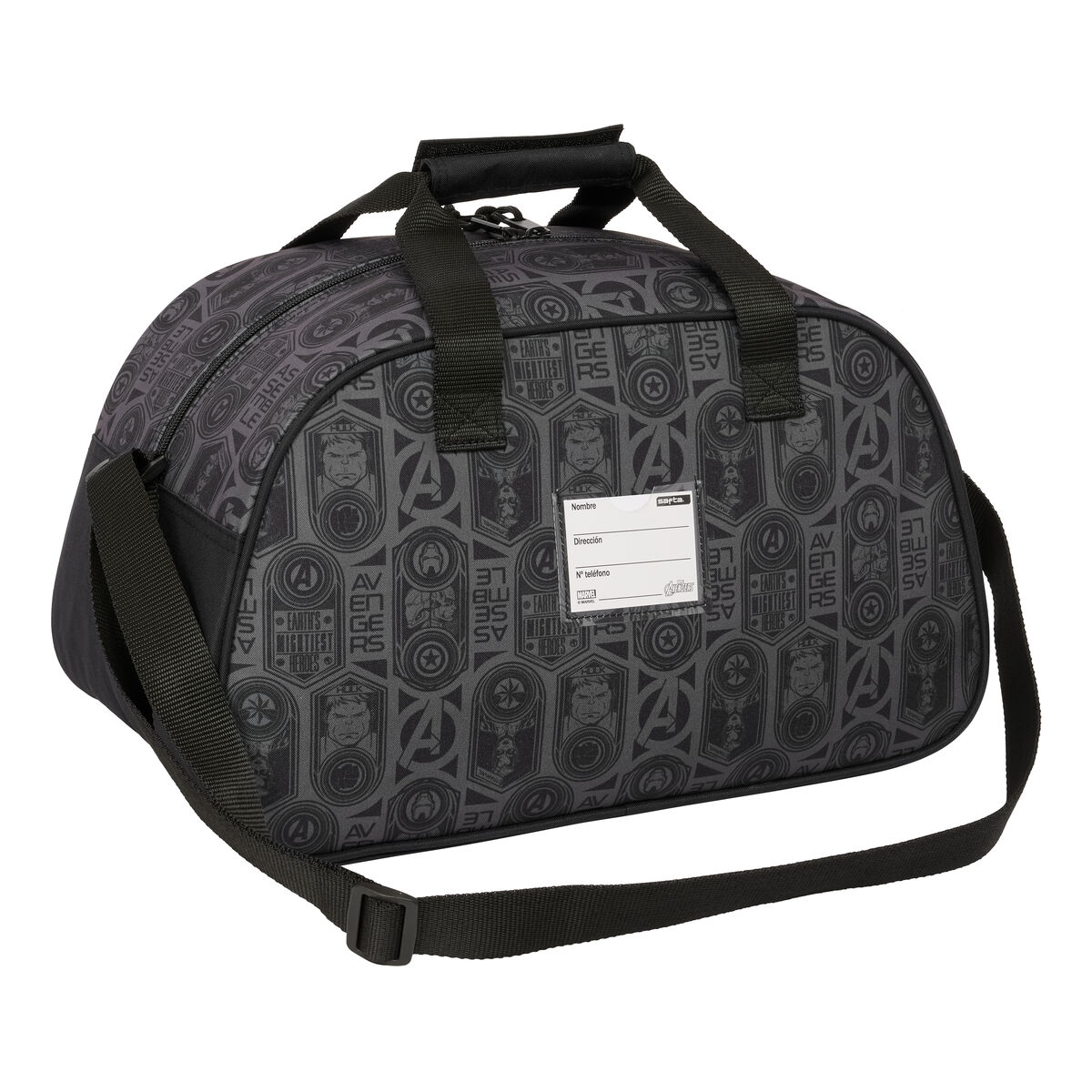 Sports bag The Avengers Vendetta Black 40 x 24 x 23 cm