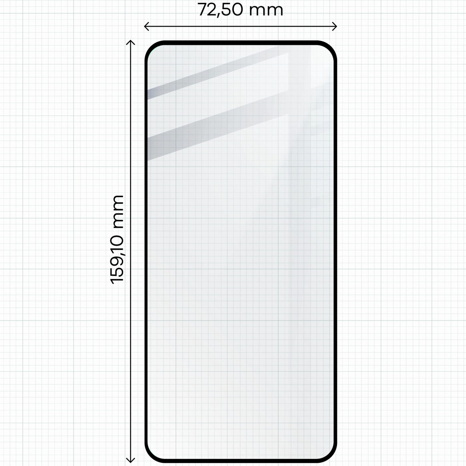 BIZON Glass Edge 3D OnePlus 12R / Honor Magic6 Lite
