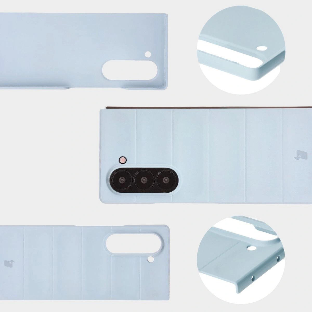 Bizon Case Tur Samsung Galaxy Z Fold6 light blue