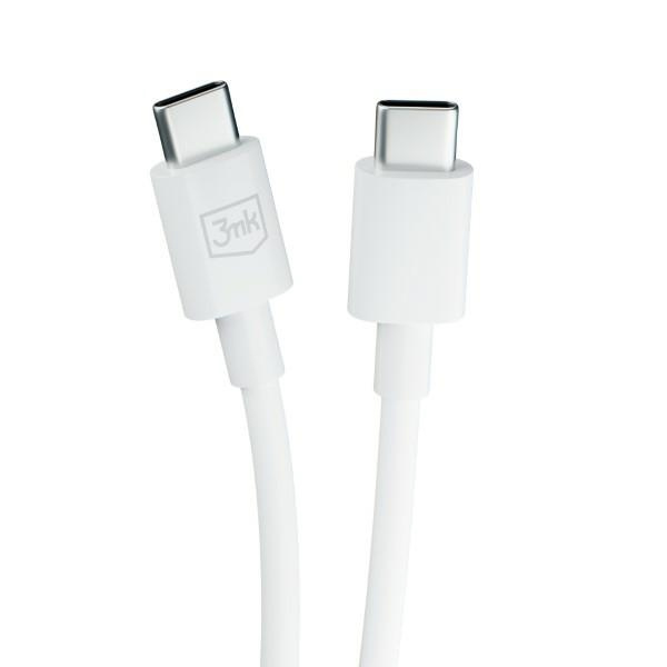3MK cable Hyper USB-C / USB-C 100W 1.2m white