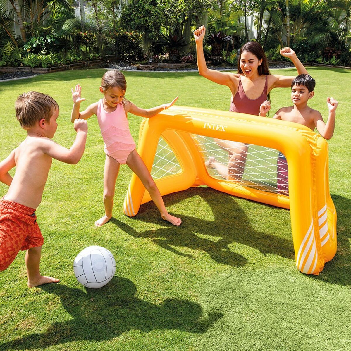 Inflatable Goal Intex 84 x 76 x 124 cm (6 Units)