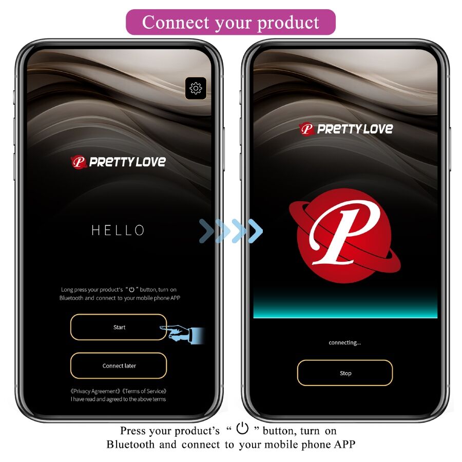 PRETTY LOVE - LEVIATHAN APP CONTROLLED VIBRATOR PURPLE PRETTY LOVE - LEVIATHAN APP CONTROLLED VIBRATOR PURPLE