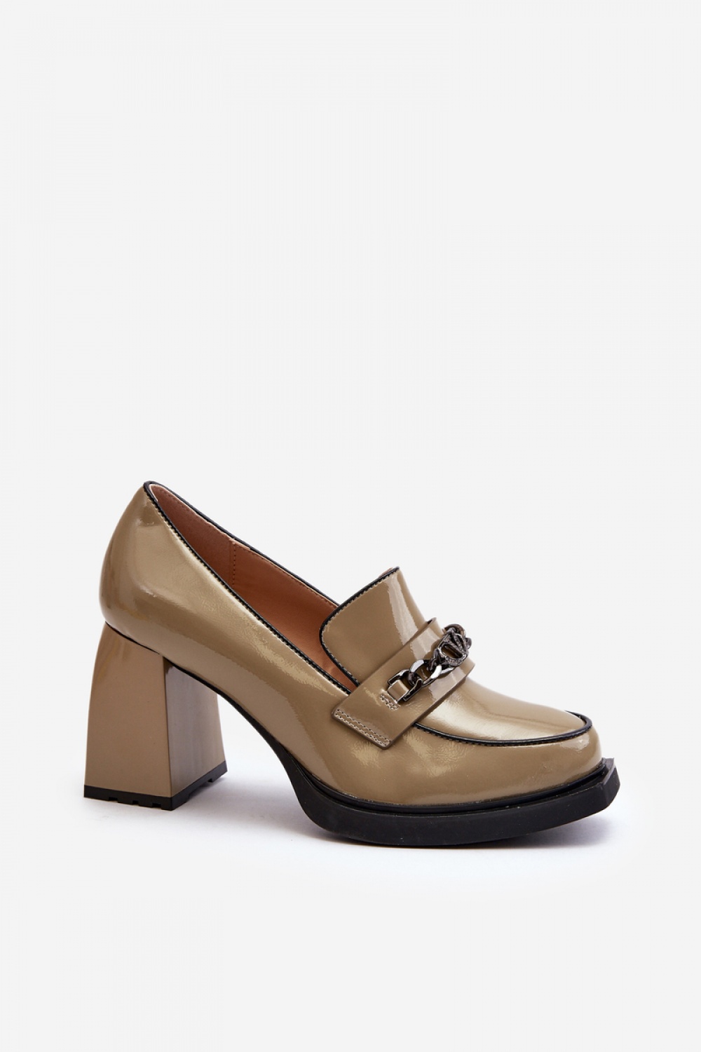  Block heel pumps model 193347 Step in style  green