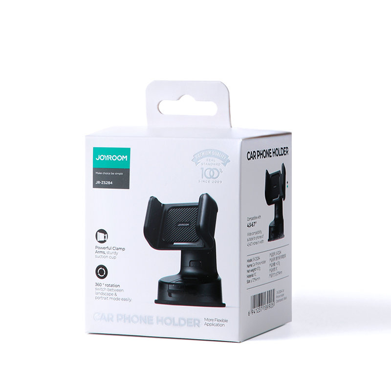 Joyroom mechanical Car Mount for Dashboard Black (JR-ZS284)