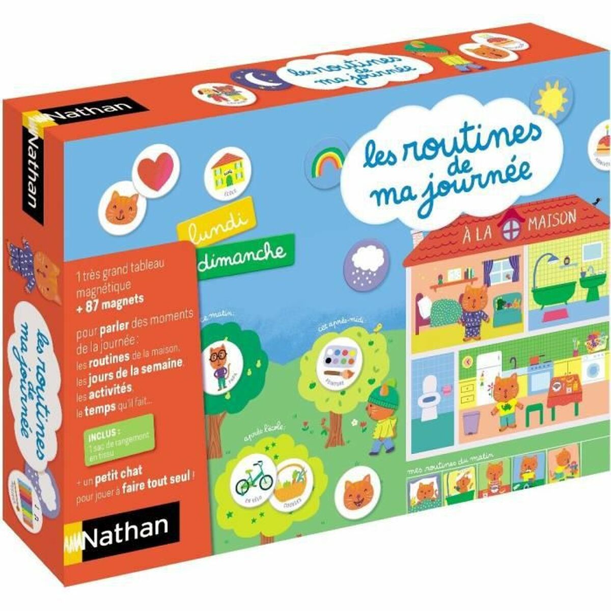 Board game Nathan 31556 (FR) Magnetic Multicolour (French) (Refurbished A)