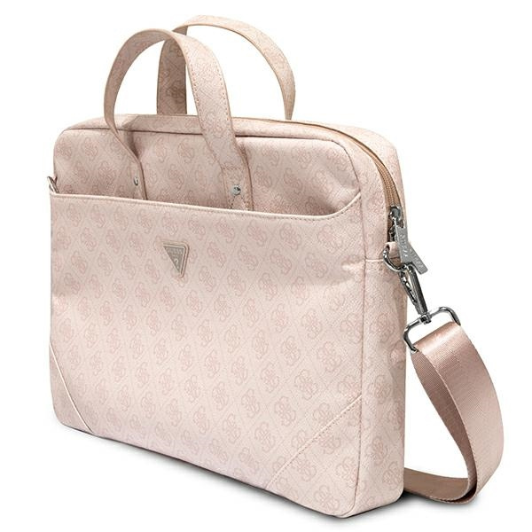 Guess GUCB15P4TP 16 inch pink Saffiano 4G Hot Stamp Triangle Logo
