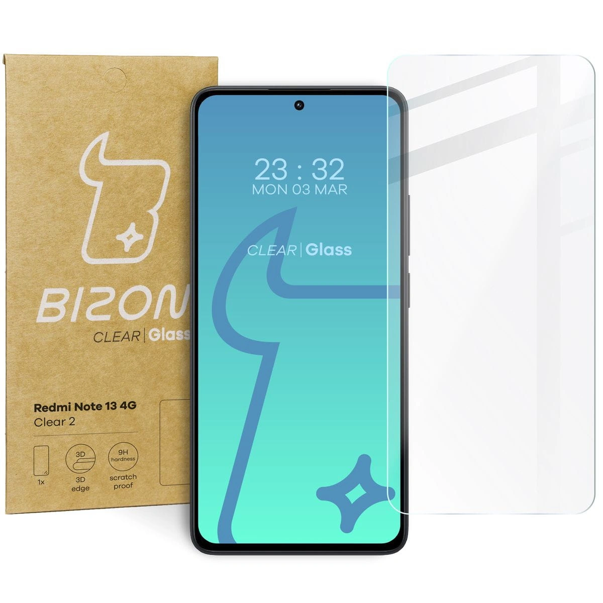 Bizon Glass Clear 2 Xiaomi Redmi Note 13 4G