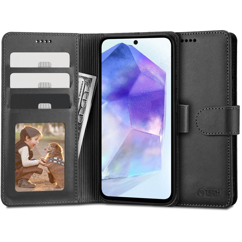 Tech-Protect Wallet Samsung Galaxy A55 5G Black