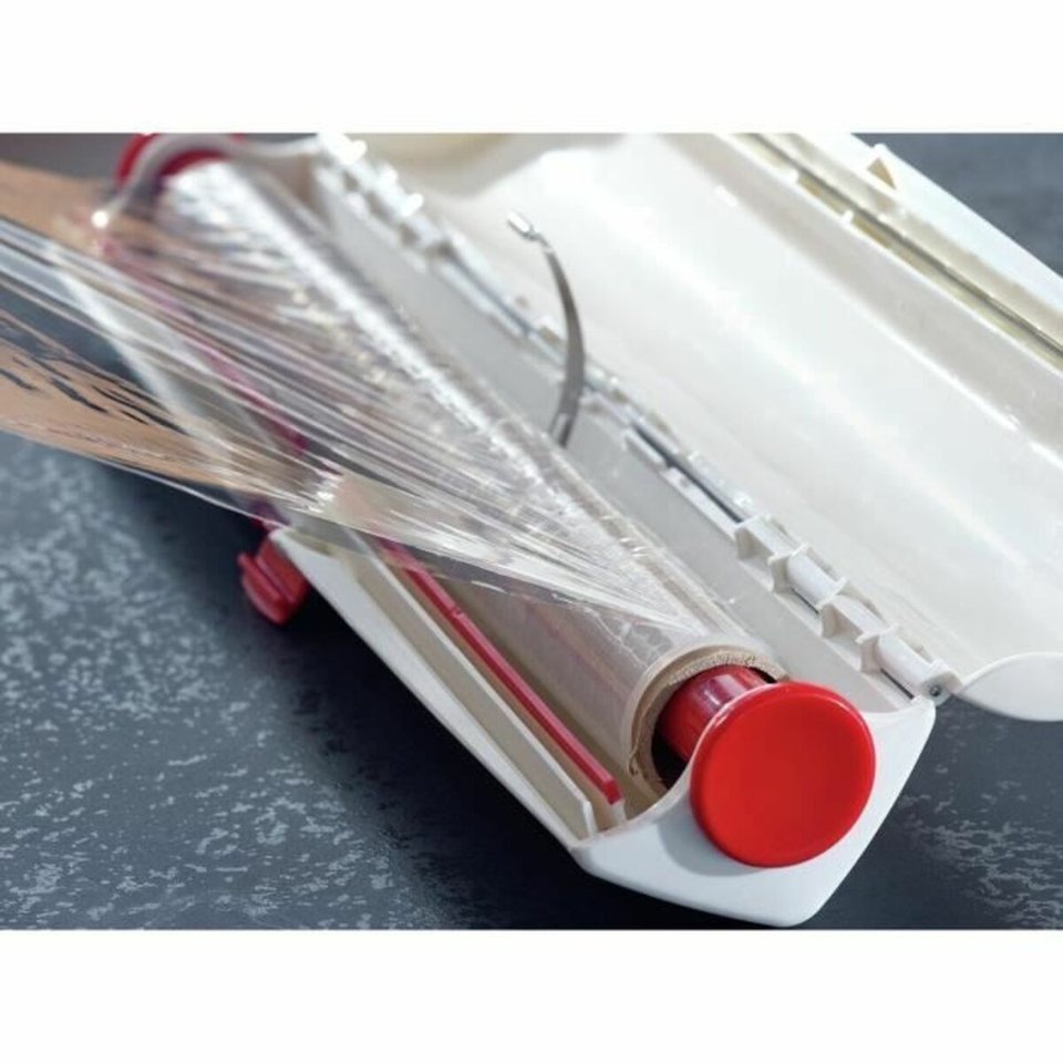 Toilet-roll holder, kitchen-roll holder Leifheit White Cardboard Plastic Film