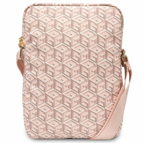 Guess GUTB10HGCFSEP 10 inch pink GCube Stripe Tablet Bag