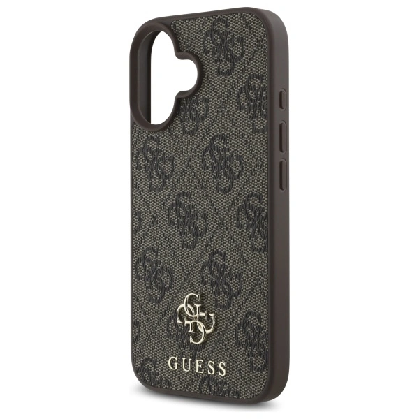 Guess GUHMP16SP4SM4MW Apple iPhone 16 hardcase 4G Small Classic MagSafe brown