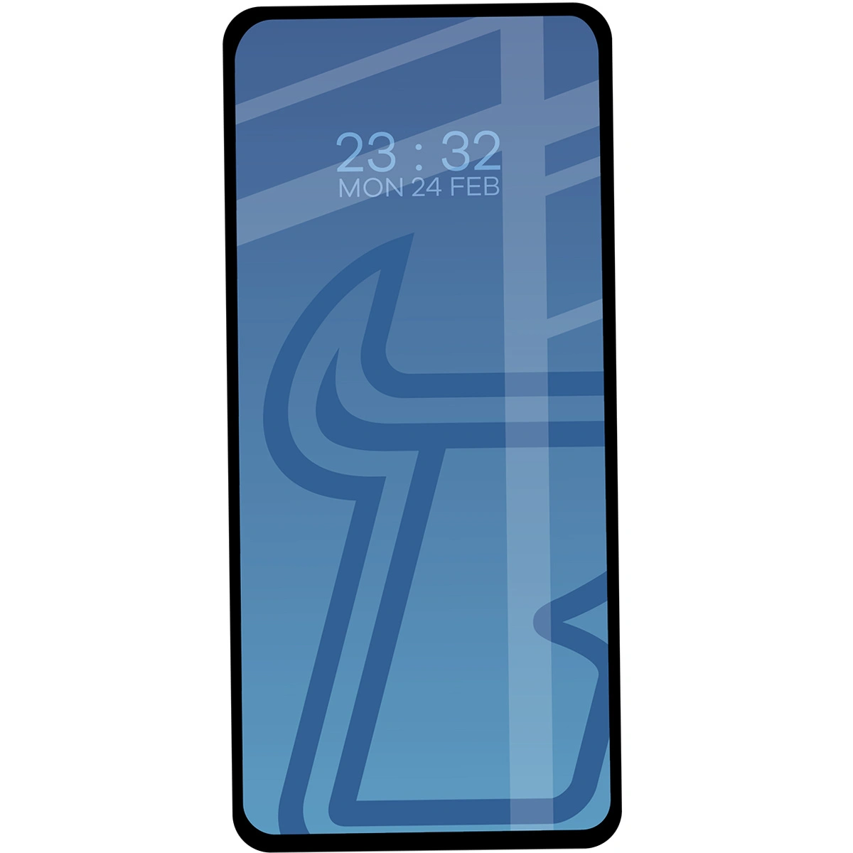 Bizon Glass Edge 3D Oppo Find X8 Pro black frame