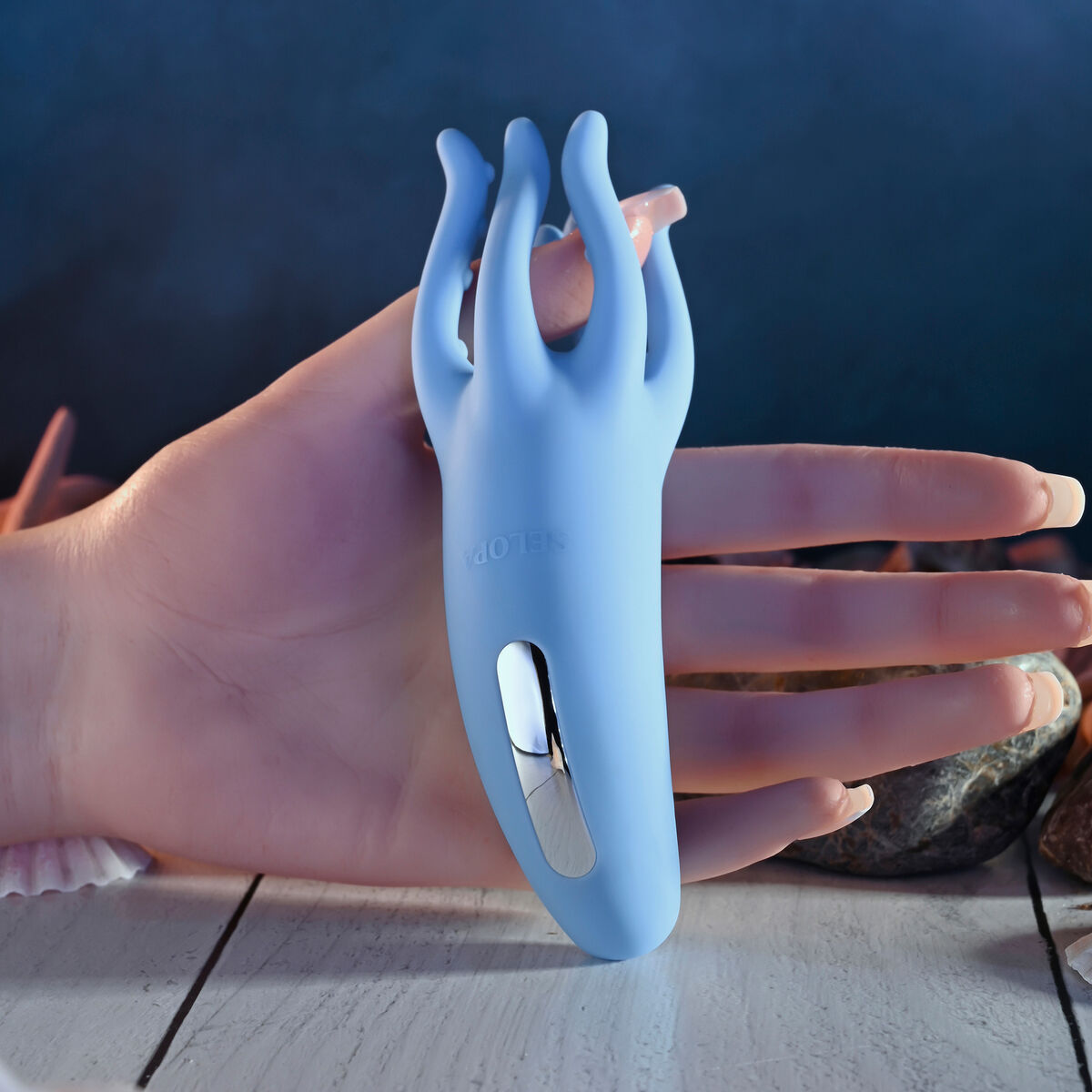 Massager Evolved Selopa Blue Massager Evolved Selopa Blue