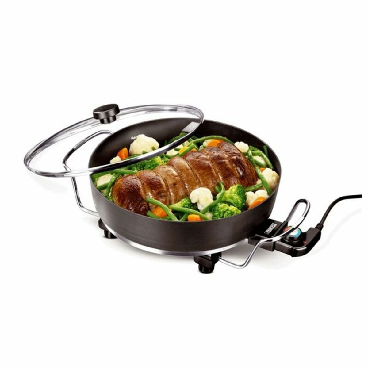 Multifunctional Electric Saucepan Princess 01.162367.01.500 Black Ø 35 cm Electric Multifunctional Electric Saucepan Princess 01.162367.01.500 Black Ø 35 cm Electric