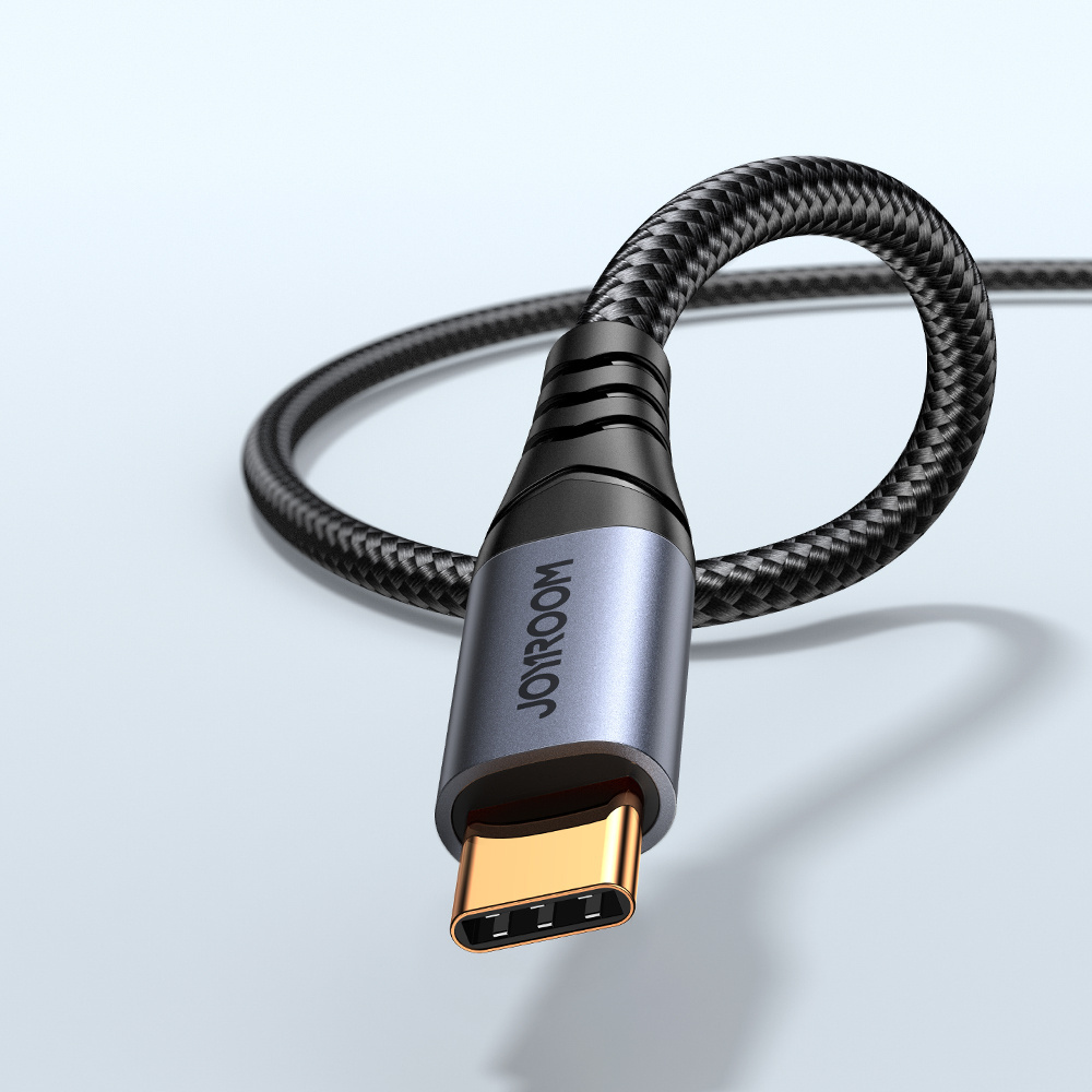 Joyroom SY-A07 cable USB-C / AUX mini jack 3.5mm 1.2m black