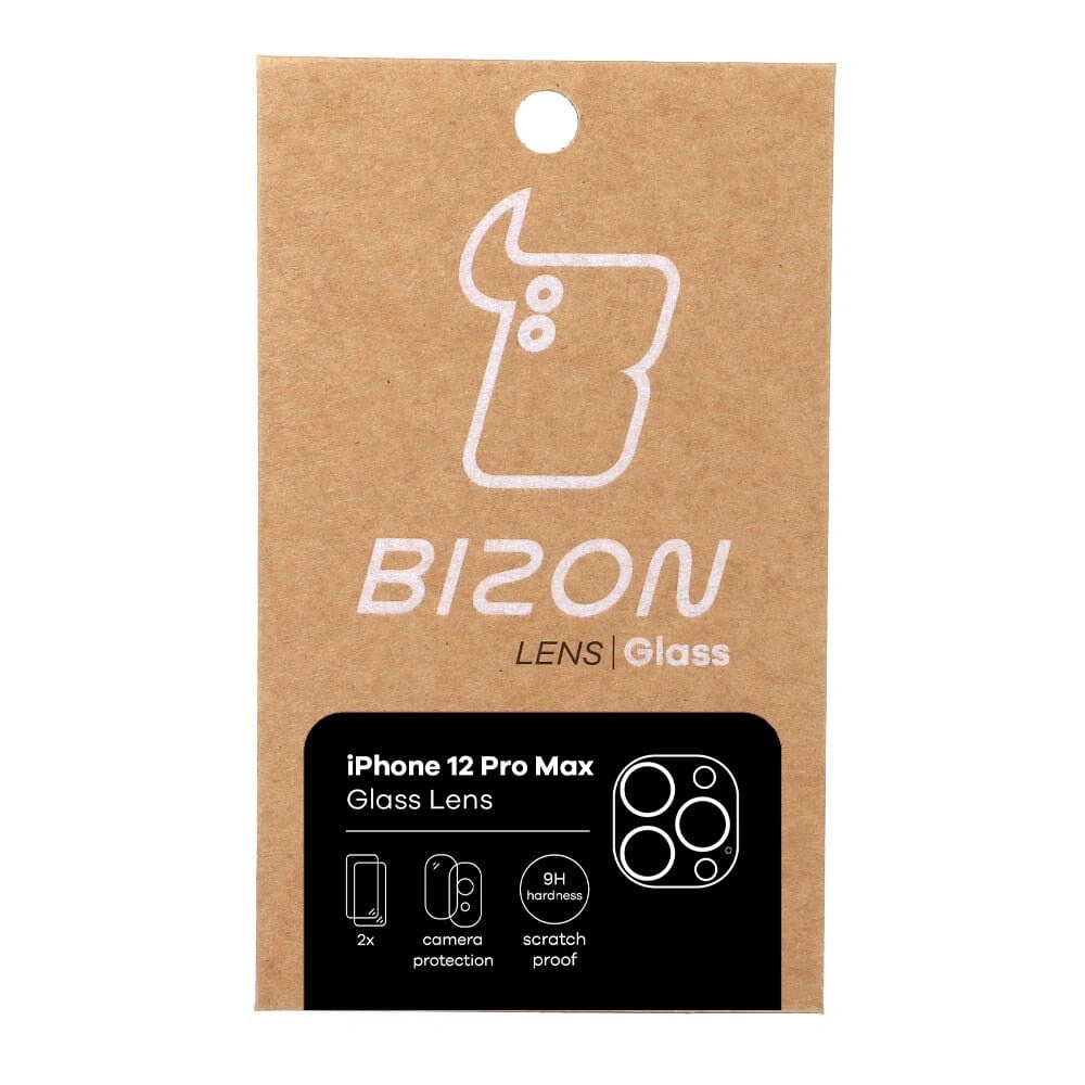 Bizon Glass Lens Apple iPhone 12 Pro Max [2 PACK]