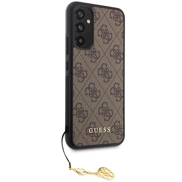 Guess GUHCSA34GF4GBR Samsung Galaxy A34 5G brown hardcase 4G Charms Collection