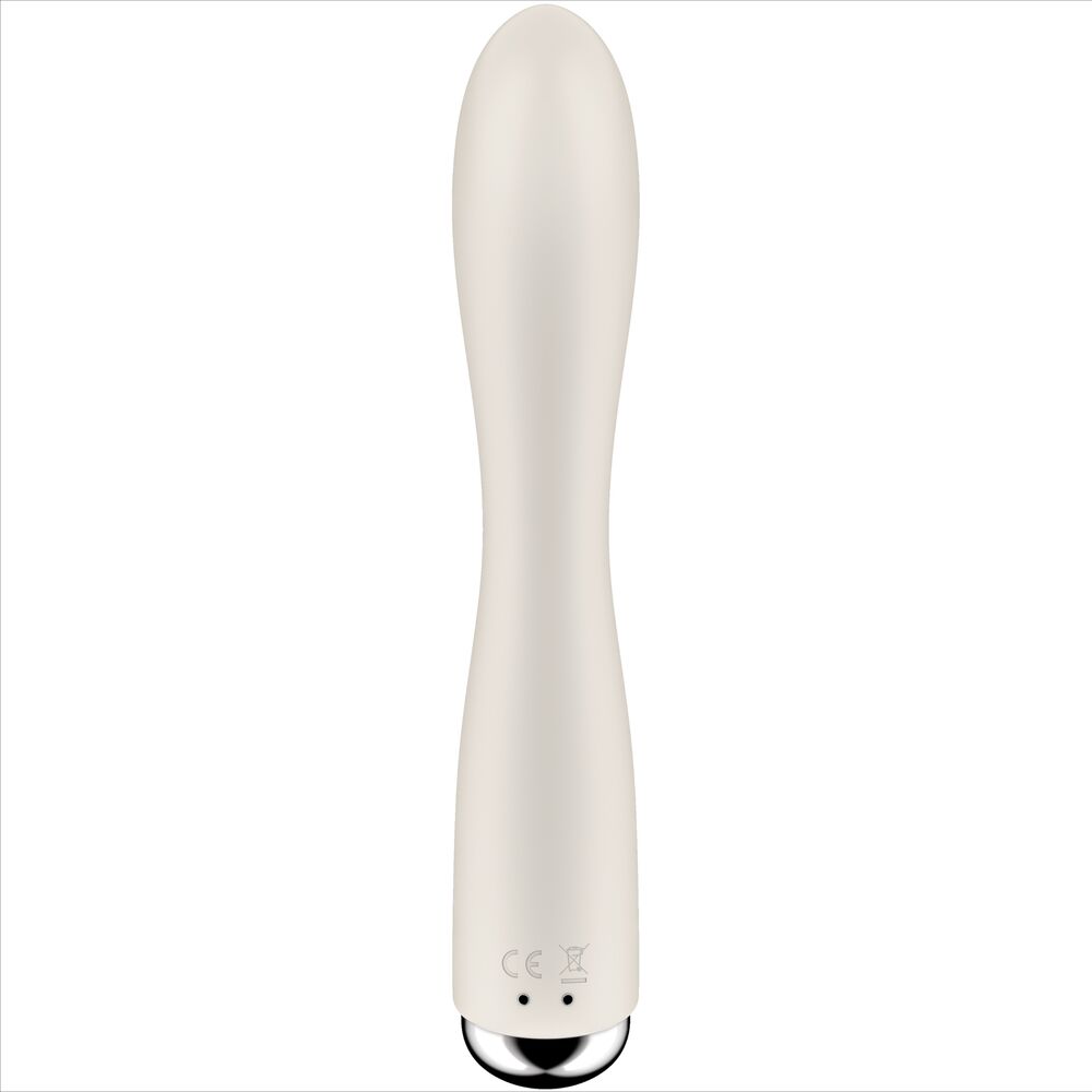 SATISFYER - SPINNING RABBIT 1 CLITORIS AND G-SPOT STIMULATION BEIGE