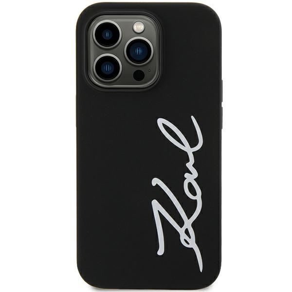 Karl Lagerfeld KLHCN61SKSVGK Apple iPhone 11/XR black hardcase Silicone Signature