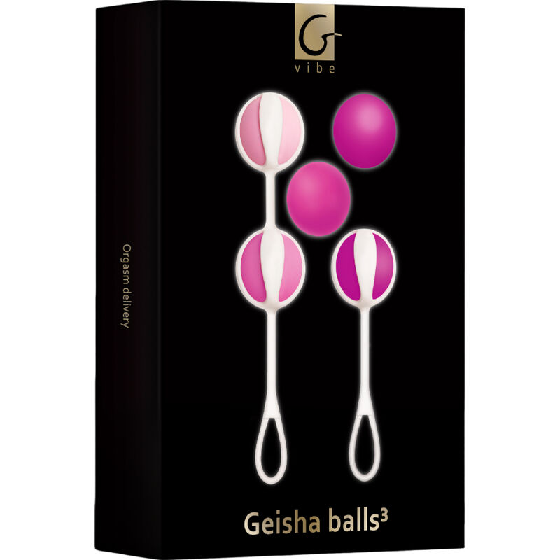 GVIBE - SET 5 GEISHA BALLS3 SUGAR PINK