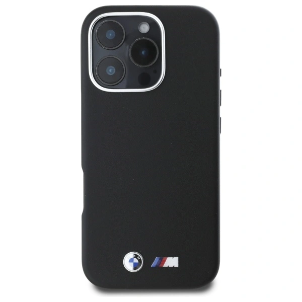 BMW BMHMP16L23PMWK Apple iPhone 16 Pro hardcase M Smooth Full Wrapped Metal MagSafe black