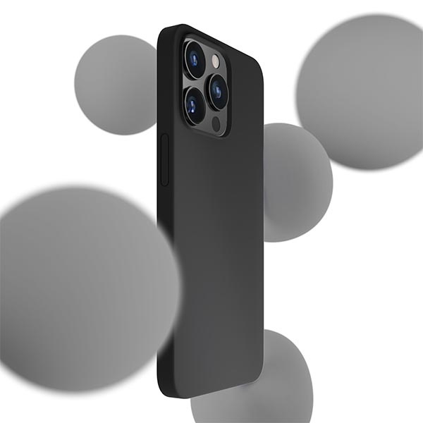 Case 3MK Silicone Case Apple iPhone 13 Pro black/black