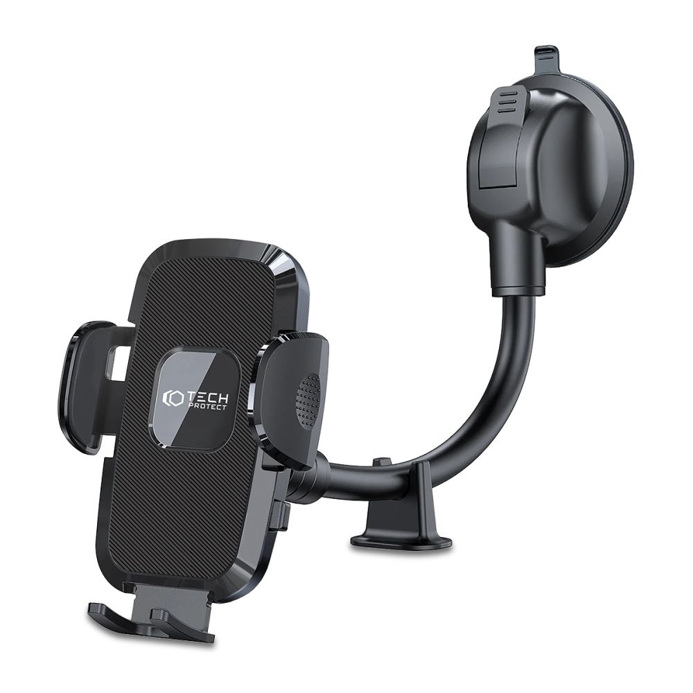 Tech-Protect V3 Universal Long Arm Windshield & Dashboard Car Mount Black