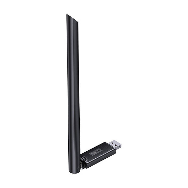 Baseus FastJoy 650Mbps WiFi adapter with antenna black