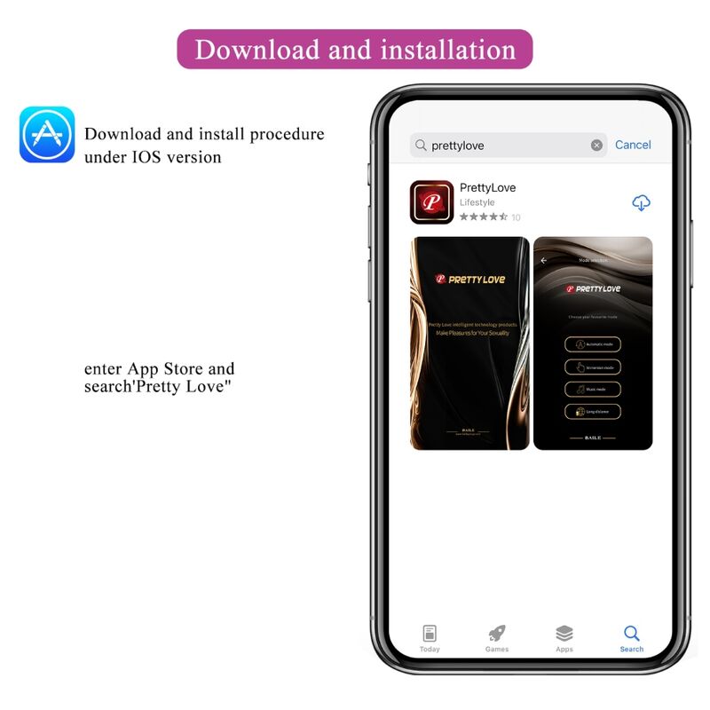 PRETTY LOVE - APP CONTROLLED FISHER VIBRATING EGG LILA PRETTY LOVE - APP CONTROLLED FISHER VIBRATING EGG LILA