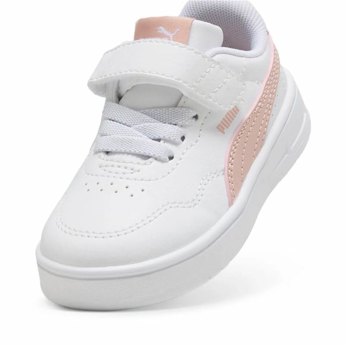 Sports Shoes for Kids Puma Court Lally Ac+ Inf White Pink