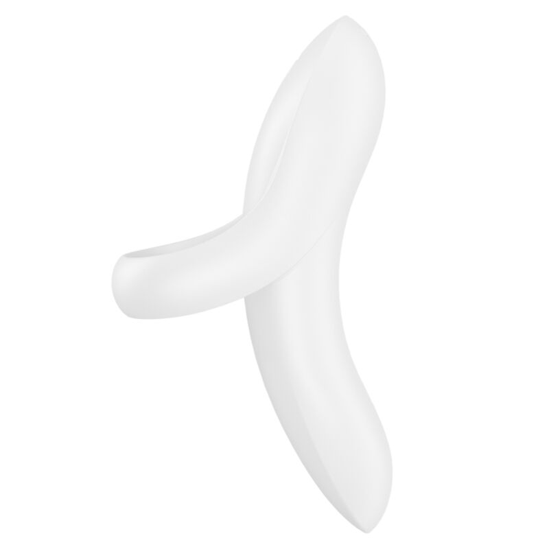 SATISFYER BOLD LOVER FINGER VIBRATOR - WHITE