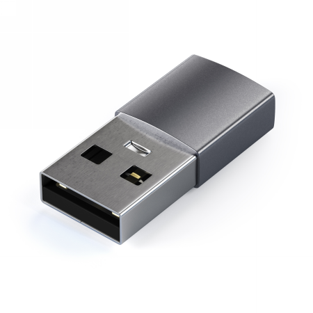 Satechi Aluminium Adapter USB-A / USB-C space gray