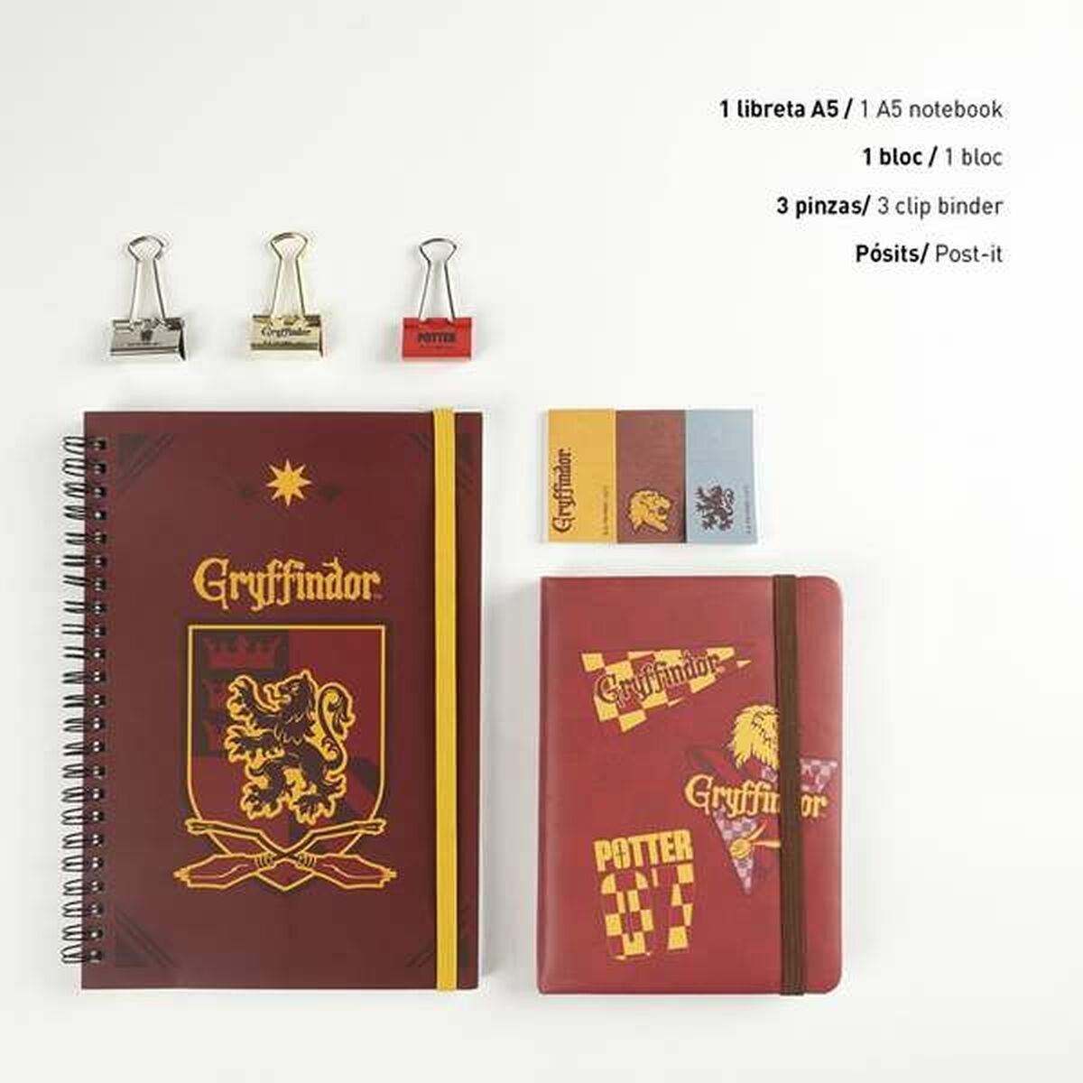 Stationery Set Harry Potter Red