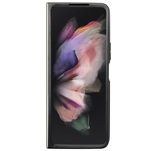 Guess GUHCZFD5P4TDPK Samsung Galaxy Z Fold 5 hardcase Leather 4G Diamond Triangle black