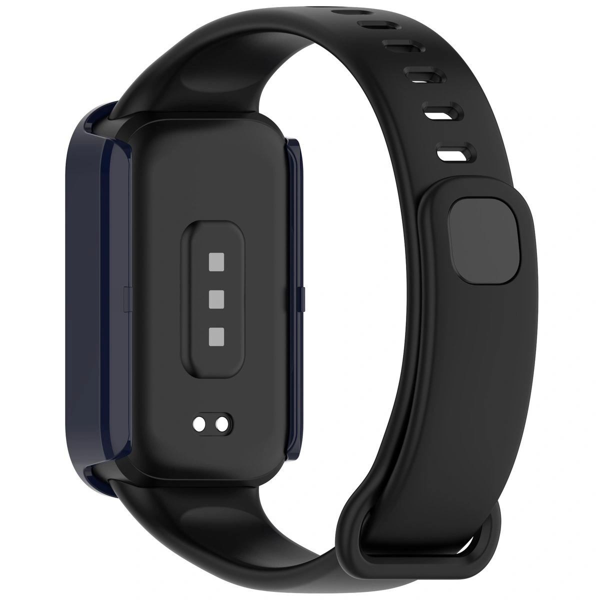 Bizon Case+Glass Watch Xiaomi Smart Band 9 Active / Redmi Smart Band 3 blue