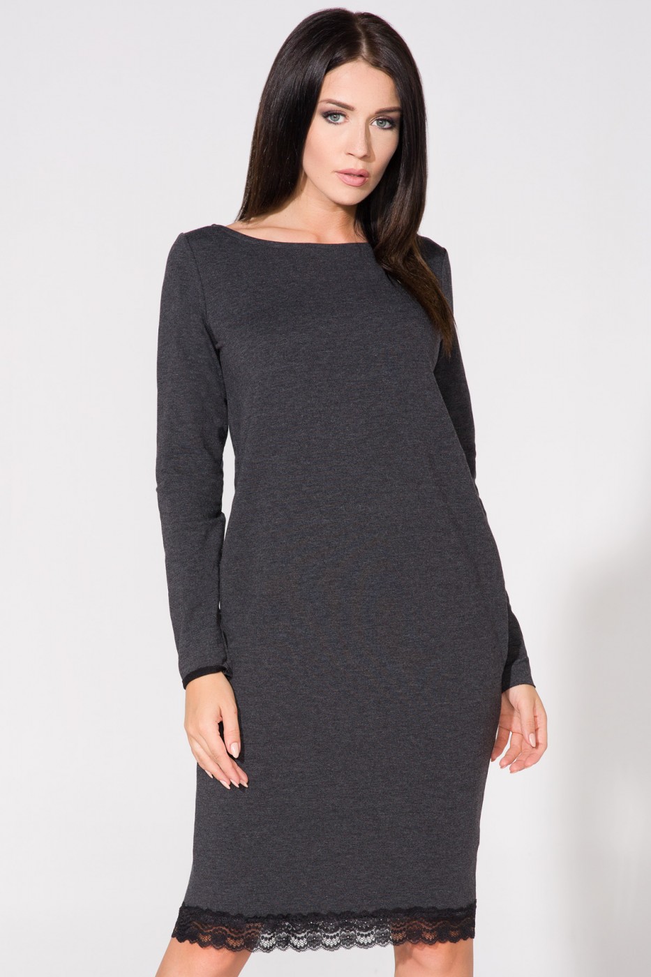 Alltagskleid model 61739 Tessita grau Damen