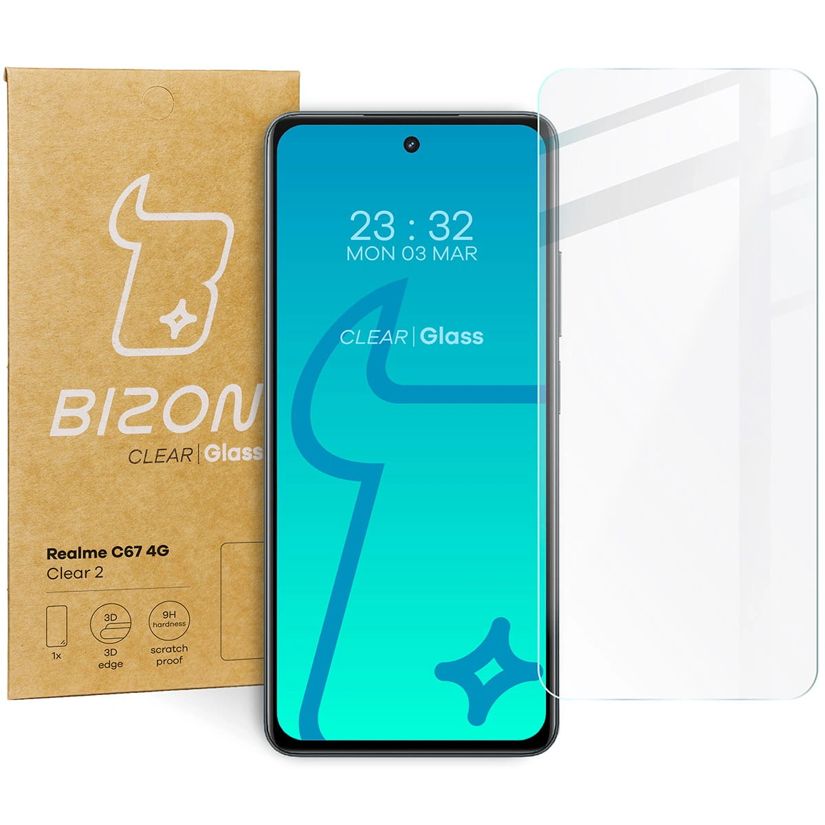 Bizon Glass Clear 2 Realme C67 4G