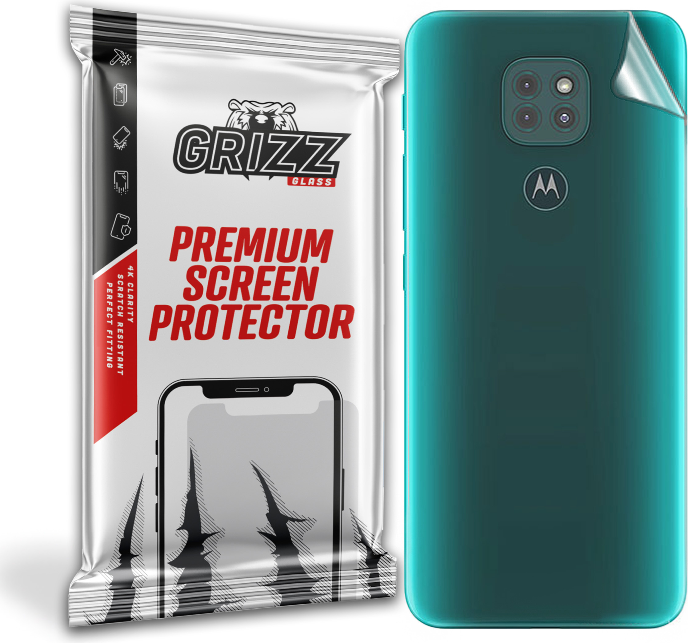 GrizzGlass SatinSkin Motorola Moto G9